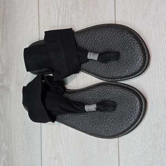 Sanuk Women Yoga Mat Slip on flats slide shoes sz 9 - Picture 3 of 9